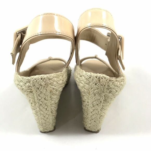 Diane Von Furstenberg Sudan‎ Espradrille Wedge Sandals Patent Shoes Size 6.5M - Picture 5 of 10